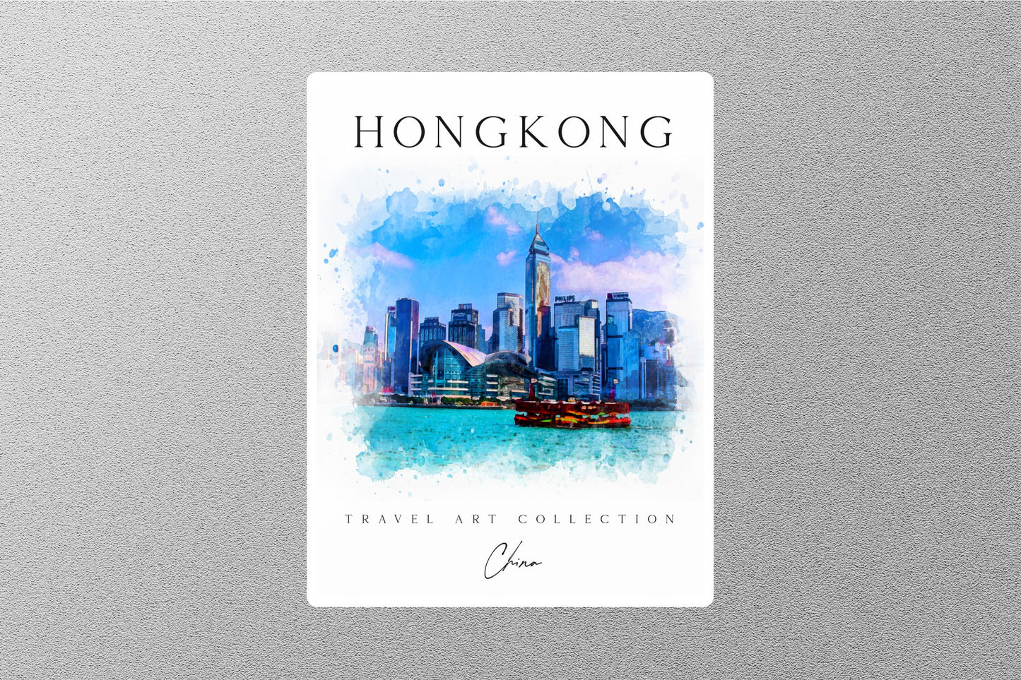 Wholesale Hong Kong Travel Sticker