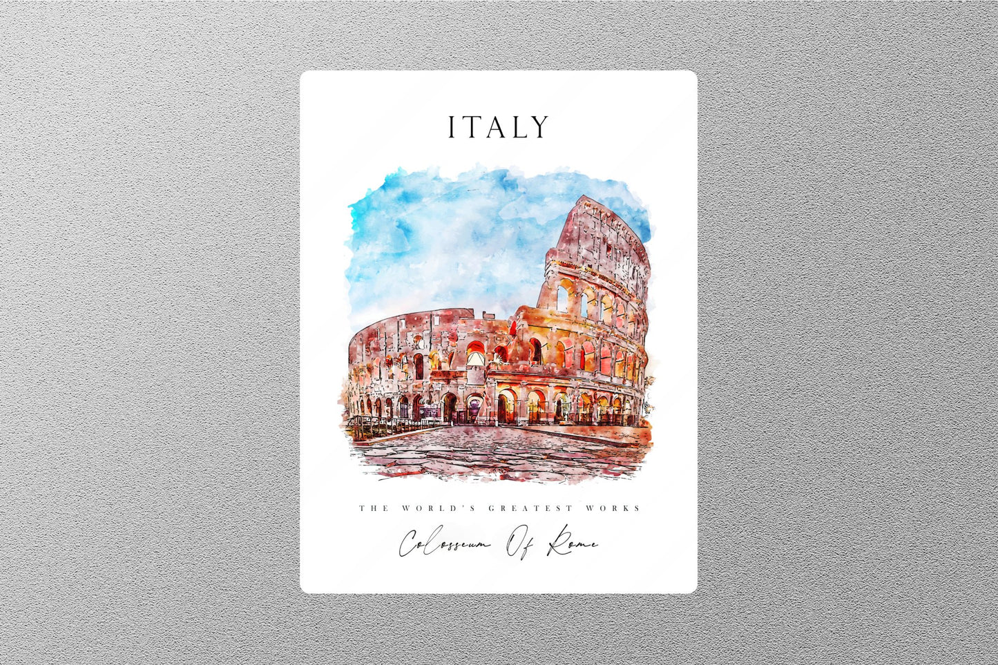 Wholesale Italy Travel Sticker