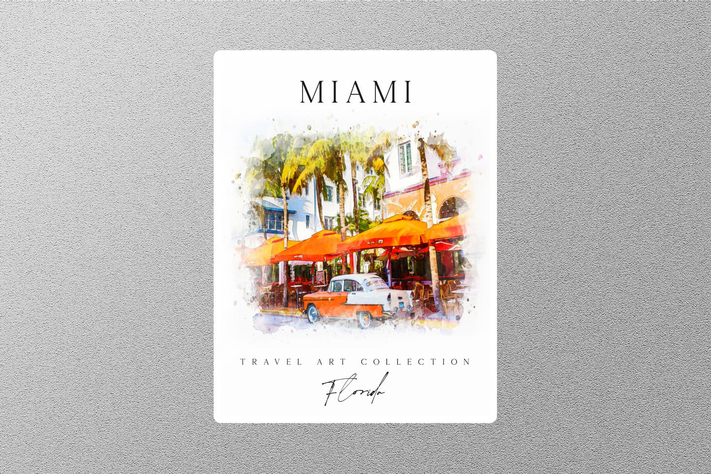 Wholesale Miami Travel Sticker