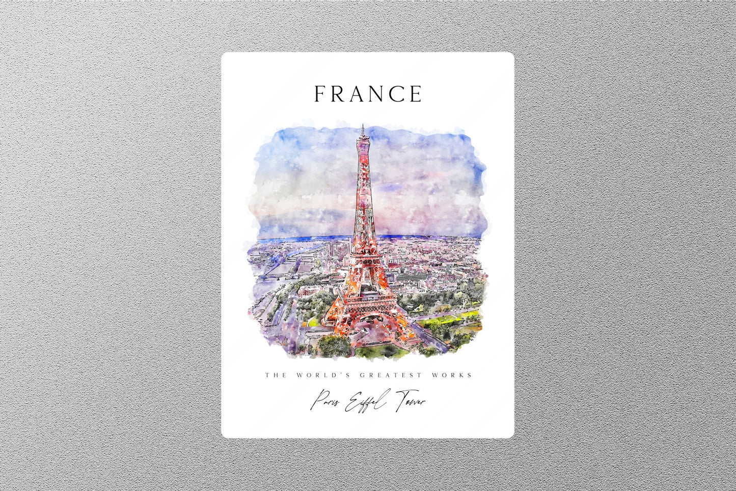 Wholesale France Travel Sticker