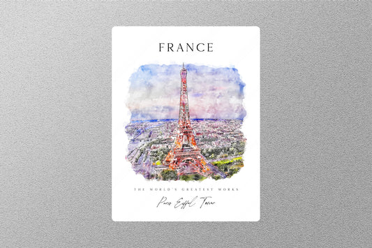 Wholesale France Travel Sticker
