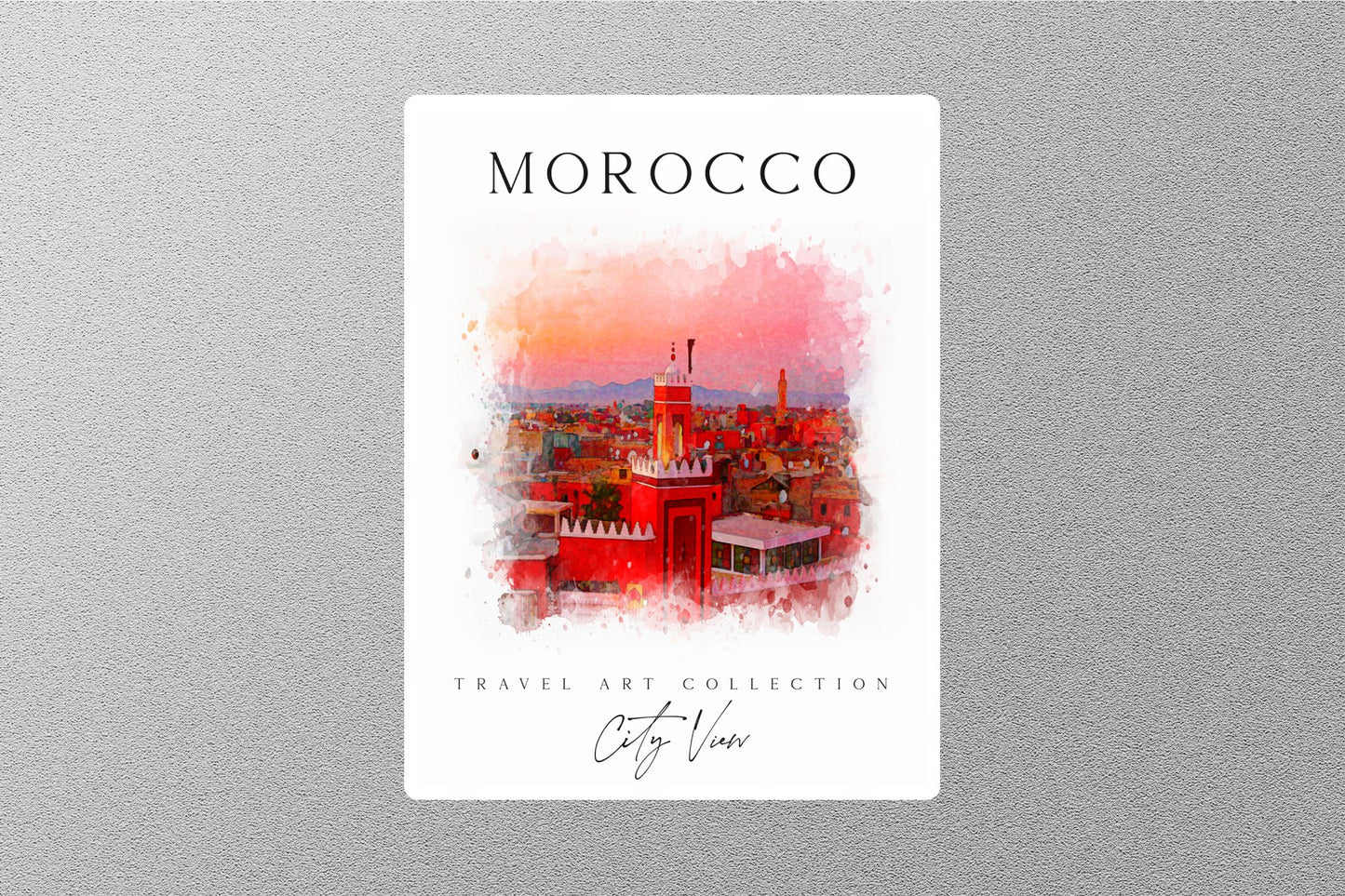 Wholesale Morocco Travel Sticker