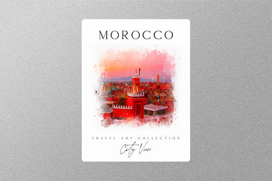 Wholesale Morocco Travel Sticker