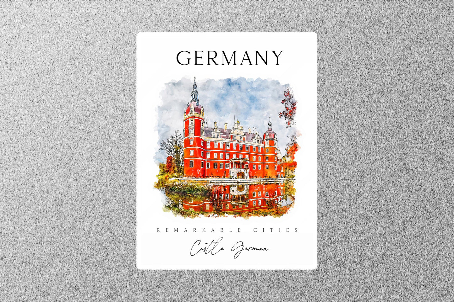 Wholesale Germany Travel Sticker