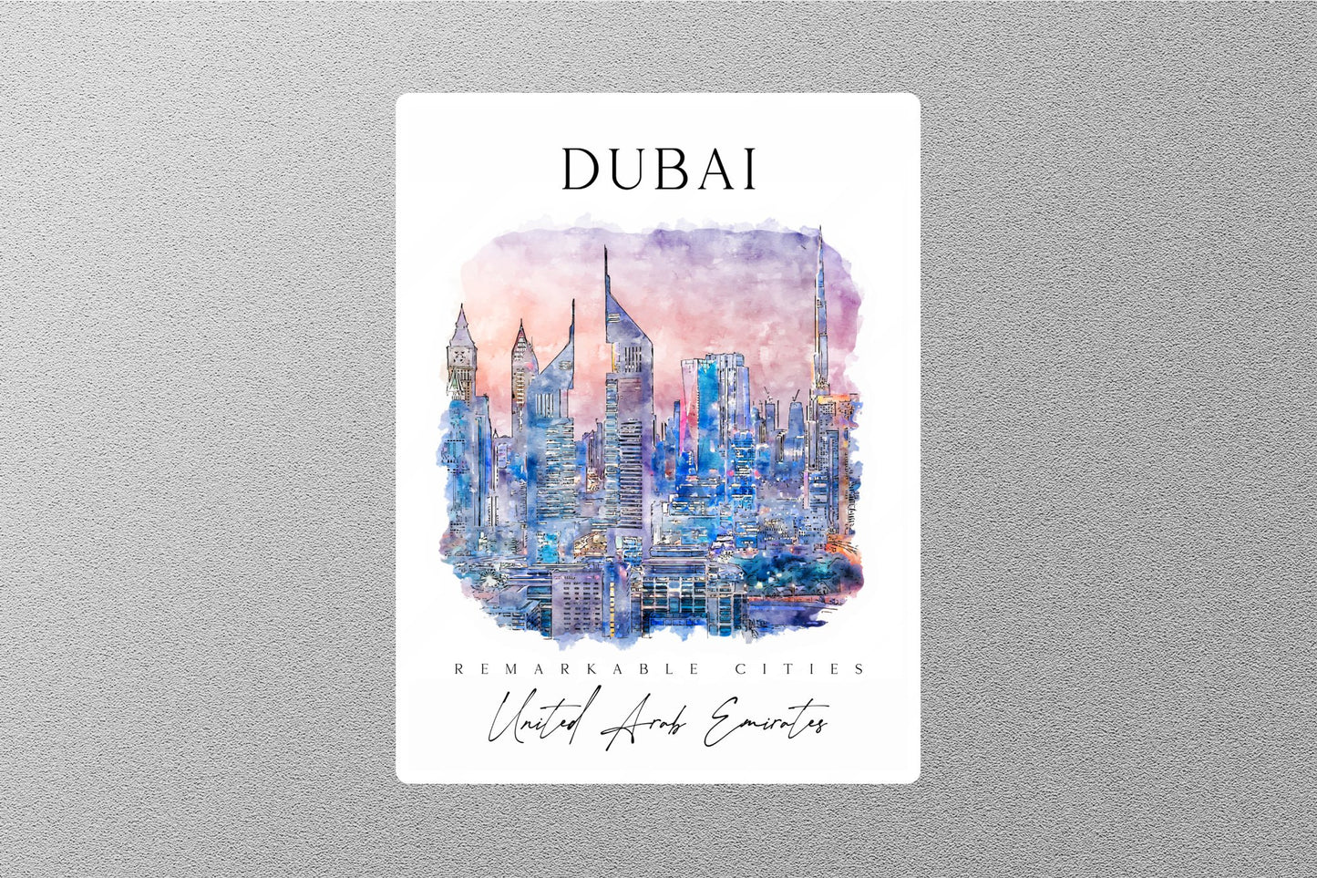 Wholesale Dubai Travel Sticker