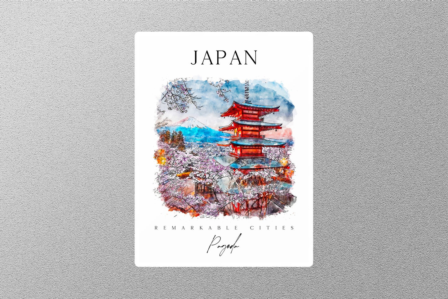 Wholesale Japan Travel Sticker