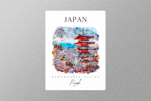 Wholesale Japan Travel Sticker