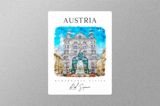 Wholesale Austria Travel Sticker