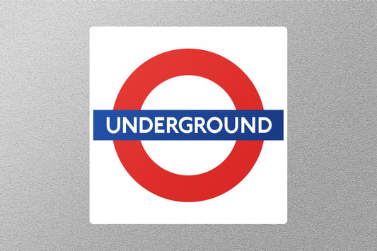 Under Ground UK Sign Sticker