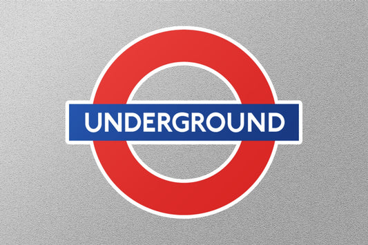 UNDERGROUND UK Sign Sticker