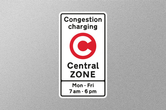 Congestion UK Sign Sticker