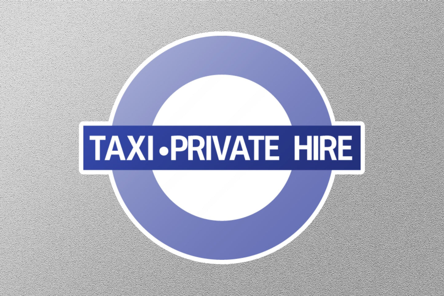 Taxi UK Sign Sticker