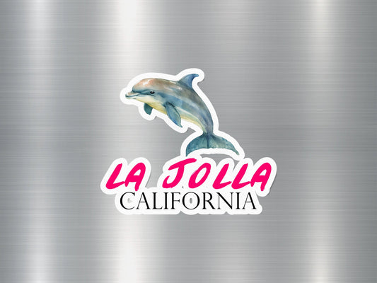 La Jolla California Dolphin Sticker