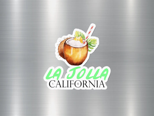 Wholesale La Jolla California Coconut Sticker