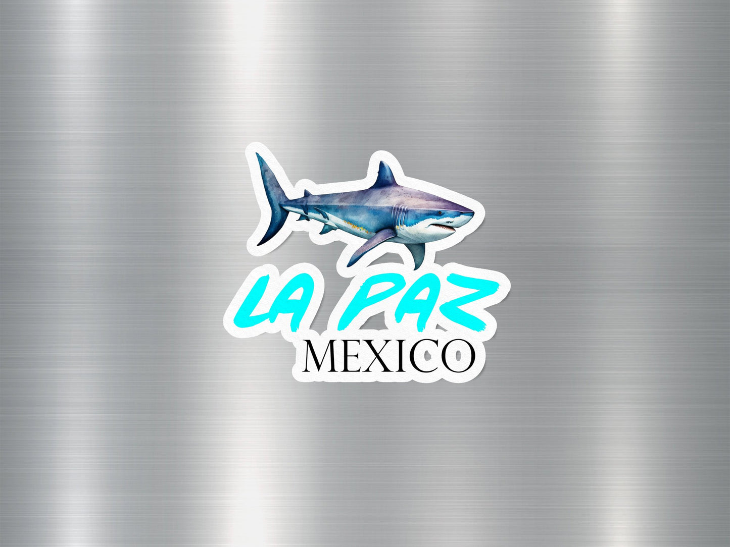 La Paz Mexico Shark Sticker