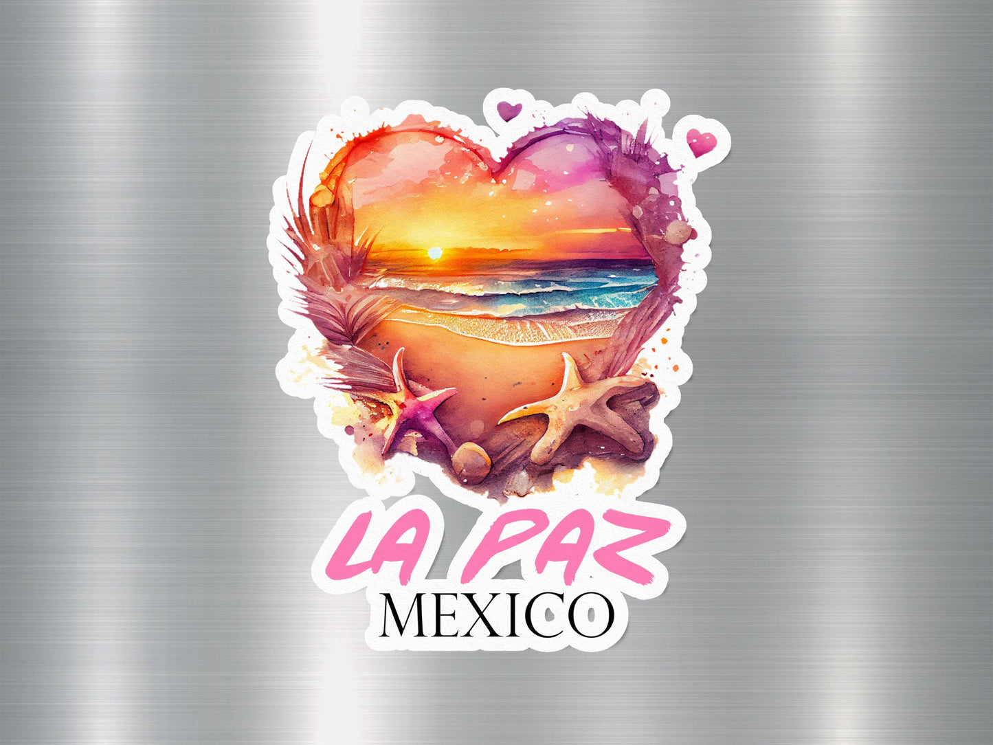 Wholesale La Paz Mexico Heart Sticker