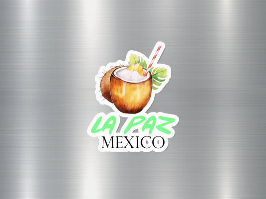 La Paz Mexico Coconut Sticker