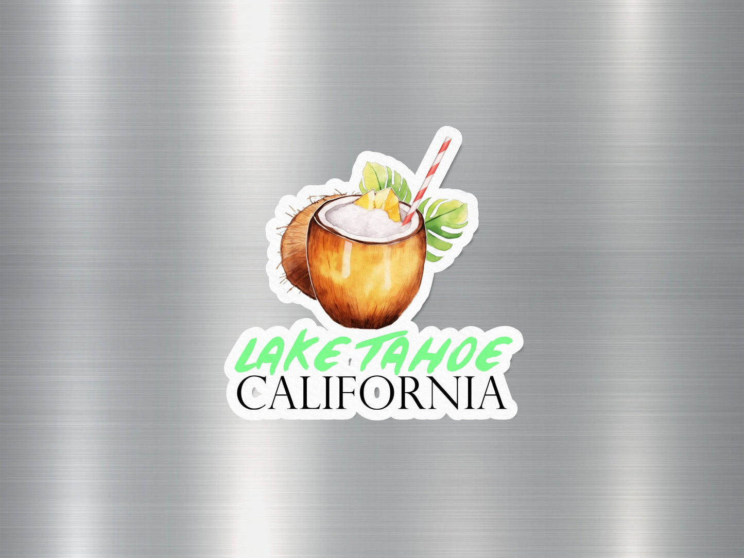 Wholesale Lake Tahoe California Coconut Sticker