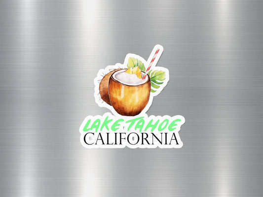 Wholesale Lake Tahoe California Coconut Sticker
