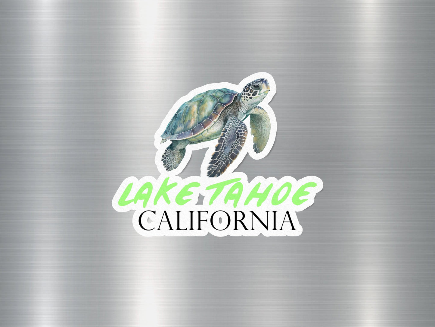 Lake Tahoe California Turtle Sticker