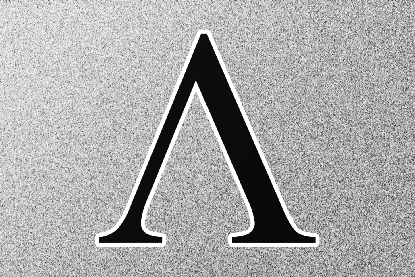 Lambda Greek Alphabet Sticker