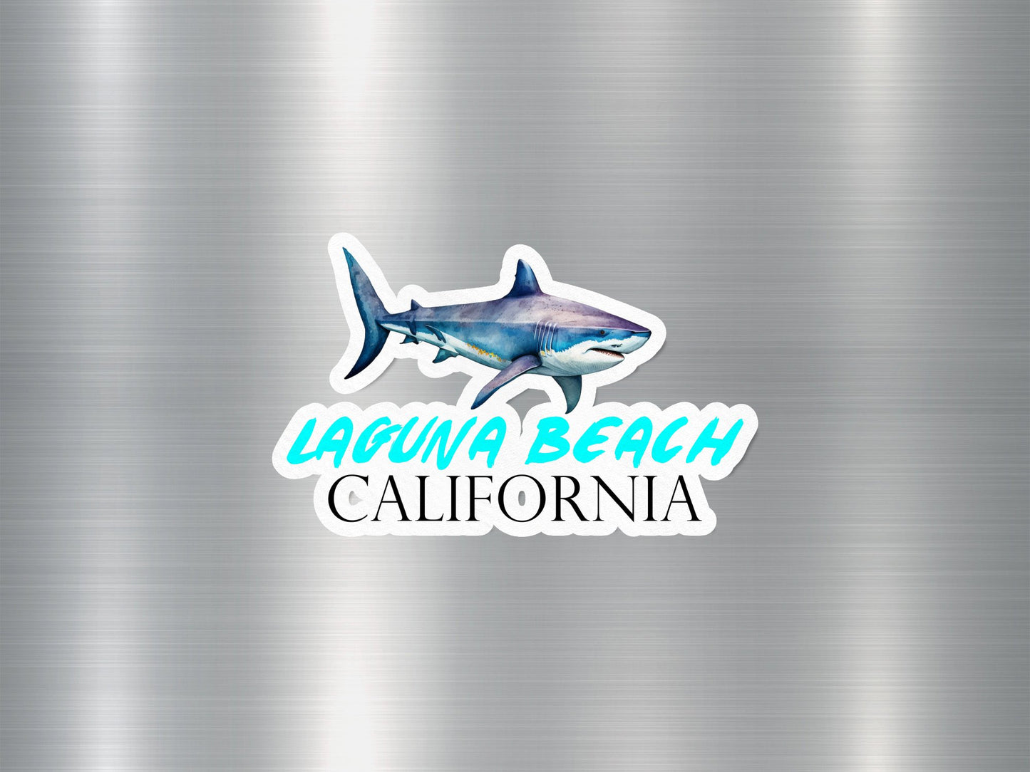 Laguna Beach California Shark Sticker