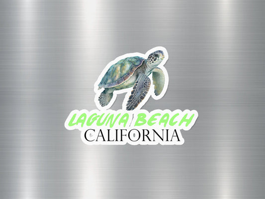 Laguna Beach California Turtle Sticker