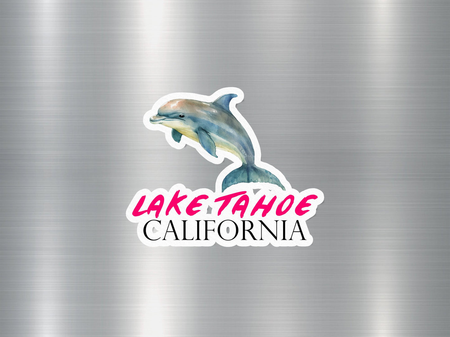 Laguna Beach California Dolphin Sticker