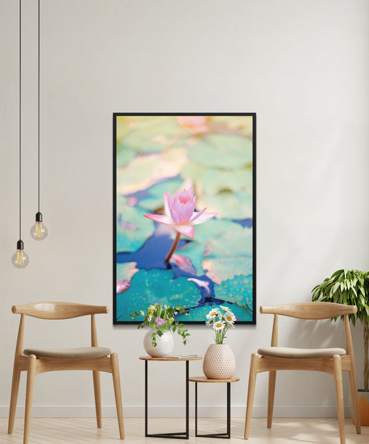 Lily Pad Flower Poster - Matte Paper