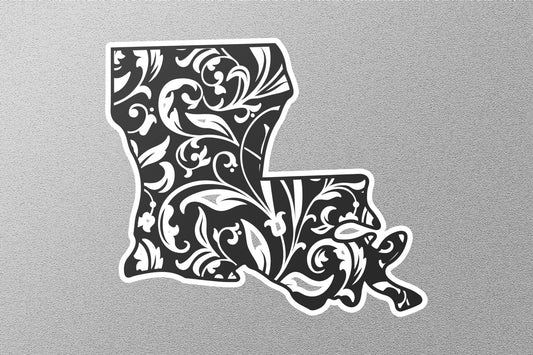 Louisiana 5 State Sticker