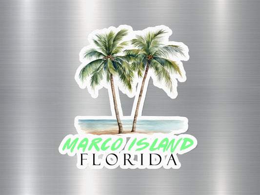 Wholesale Marco Island Florida Palm Tree Sticker