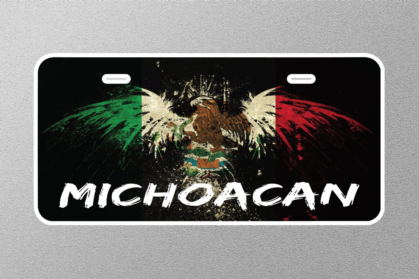MICHOACAN Mexico Licence Plate Sticker