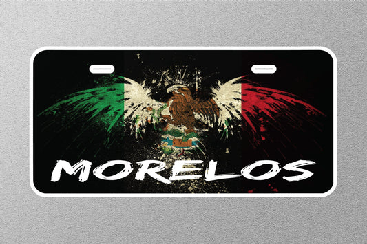 MORELOS Mexico Licence Plate Sticker