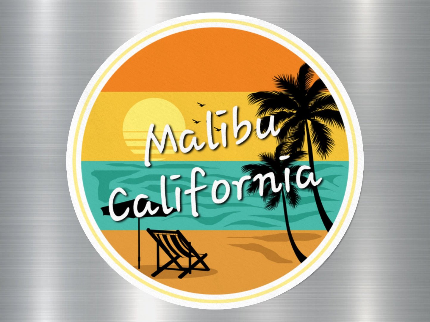 Malibu California Sticker