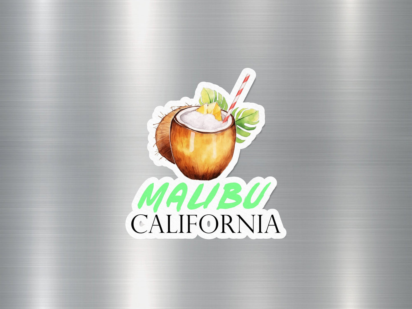 Wholesale Malibu California Coconut Sticker