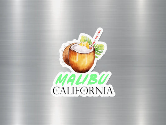 Wholesale Malibu California Coconut Sticker