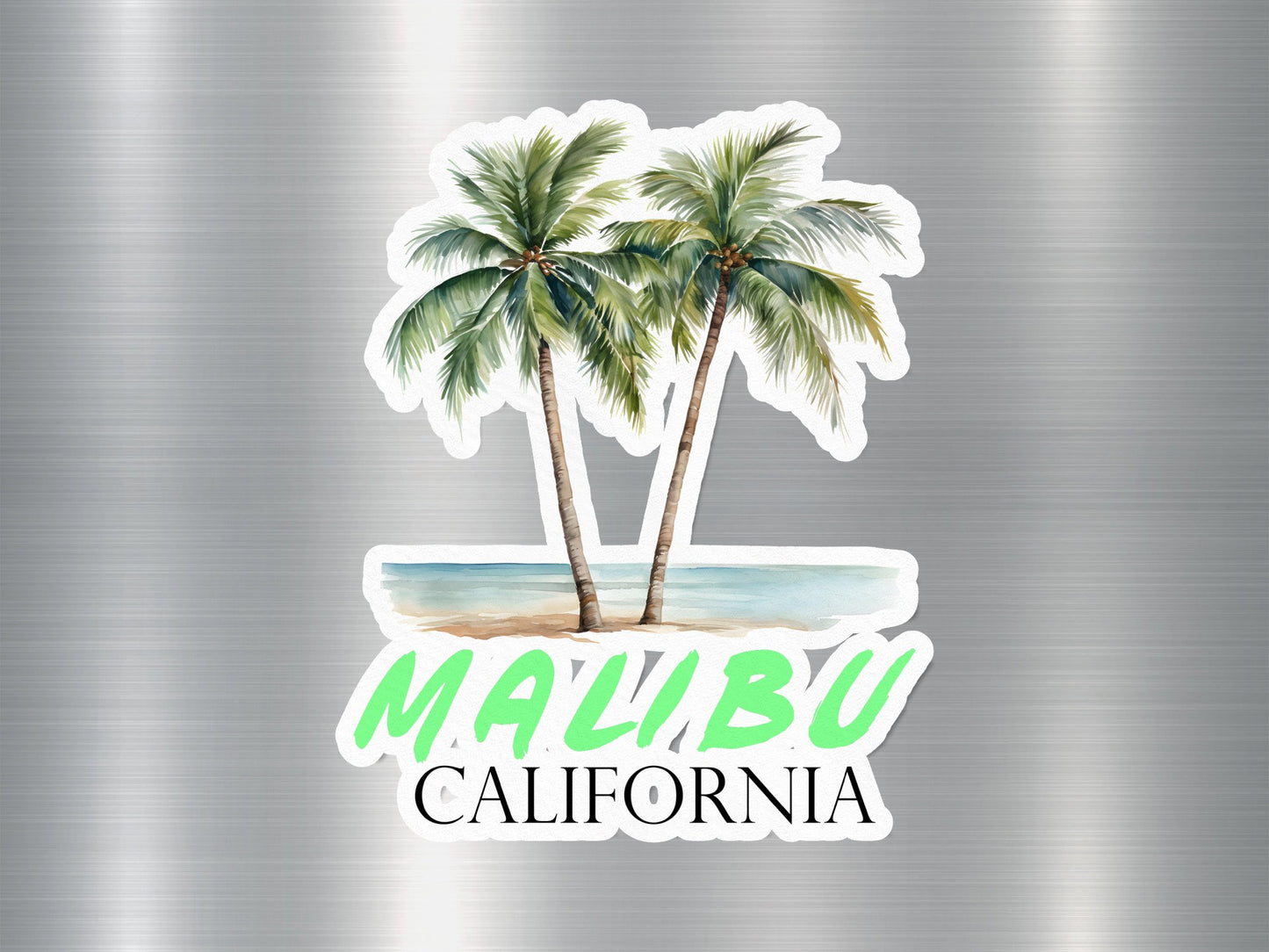 Malibu California Palm Tree Sticker