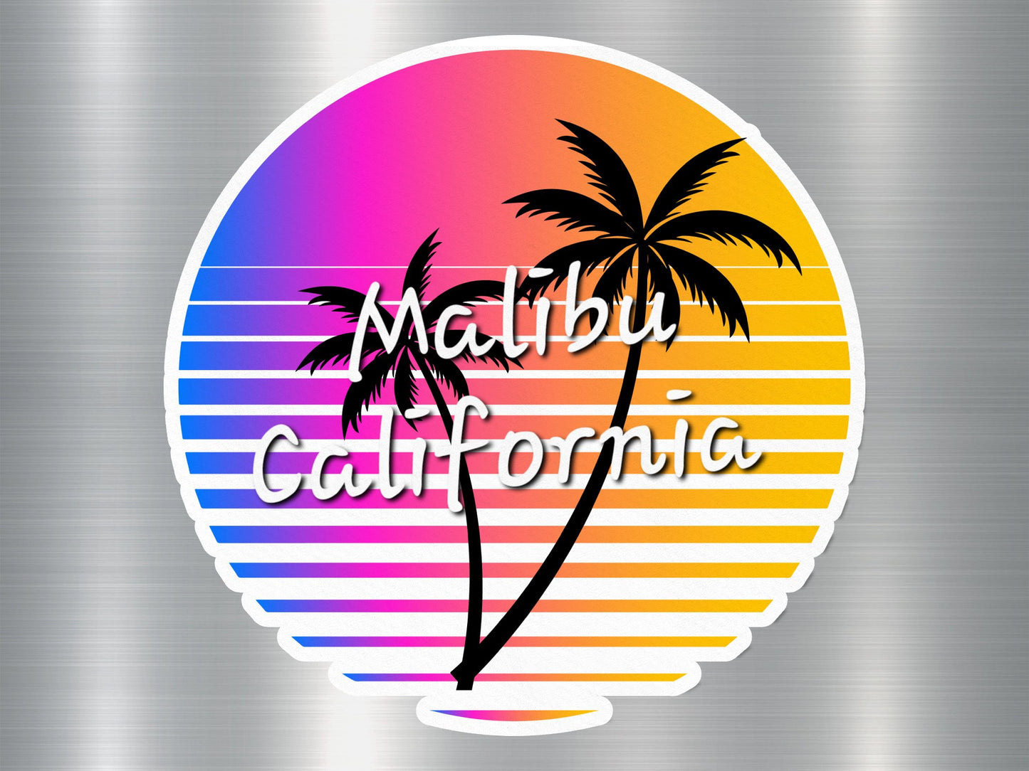Malibu 1 California Sticker