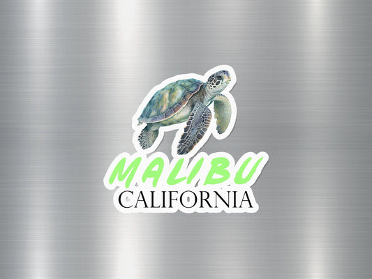 Malibu California Turtle Sticker