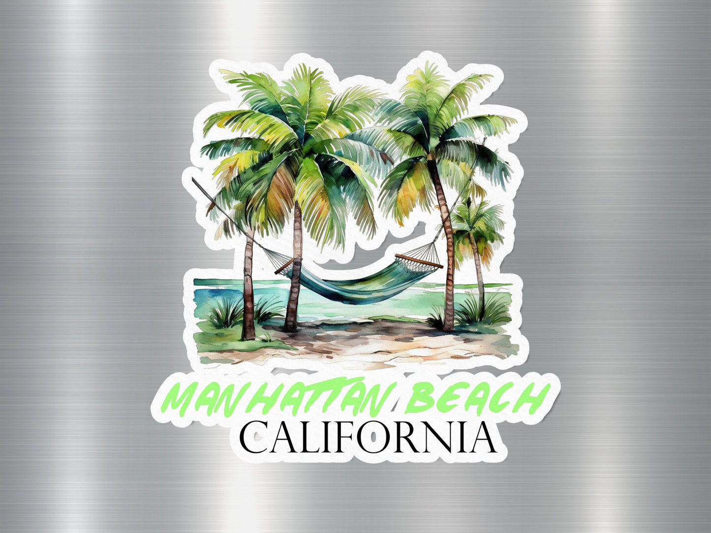 Manhattan California Hammock Sticker