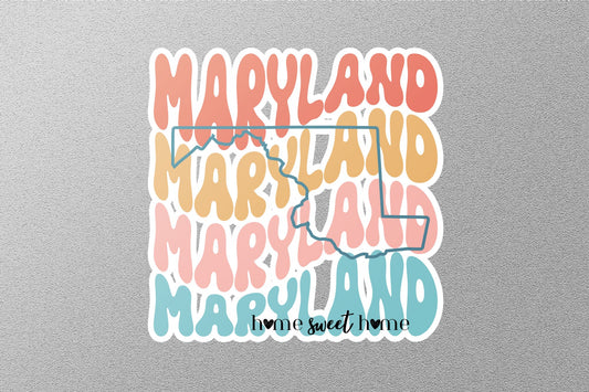 Retro Maryland Sticker