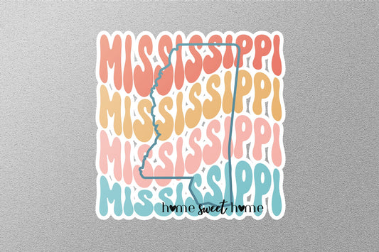 Retro Mississippi Sticker