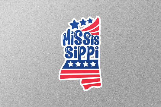 Mississippi 2 State Sticker