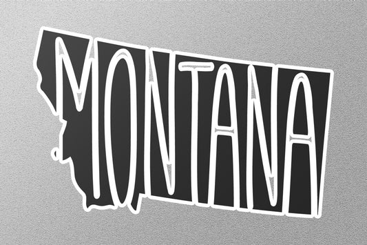 Montana 3 State Sticker