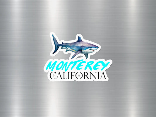 Monterey California Shark Sticker