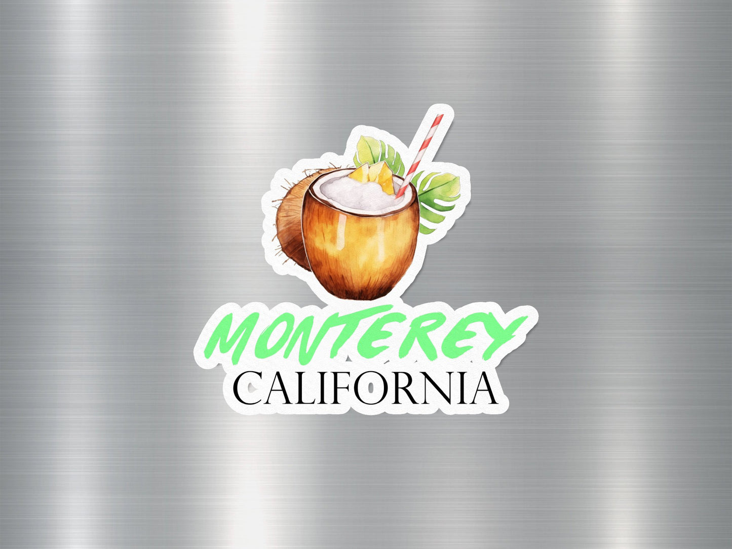 Wholesale Monterey California Coconut Sticker