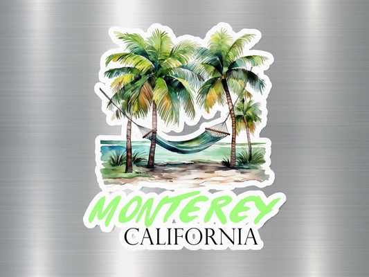 Monterey California Hammock Sticker