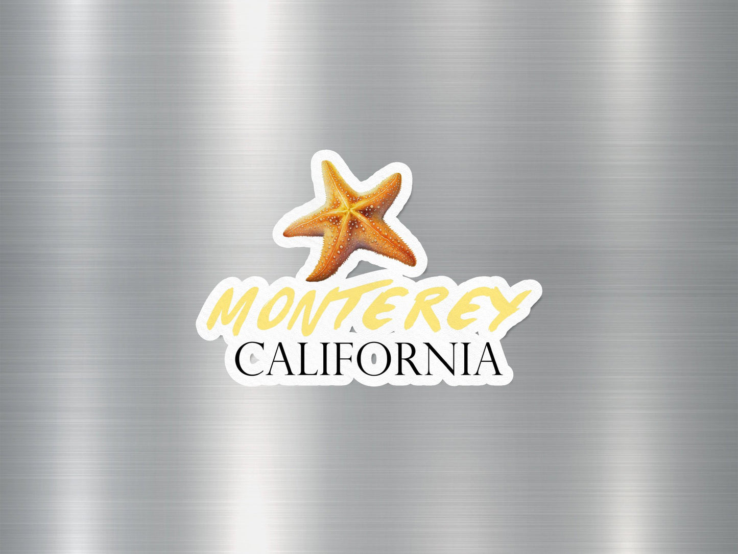 Monterey California Starfish Sticker