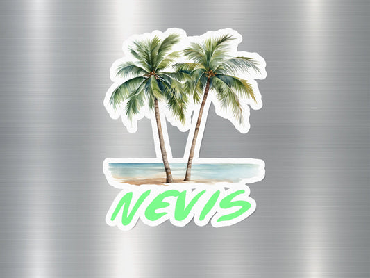 Wholesale Nevis Florida Palm Tree Sticker