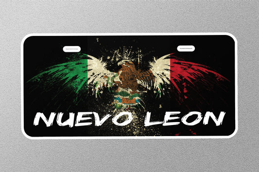 NUEVO LEON Mexico Licence Plate Sticker